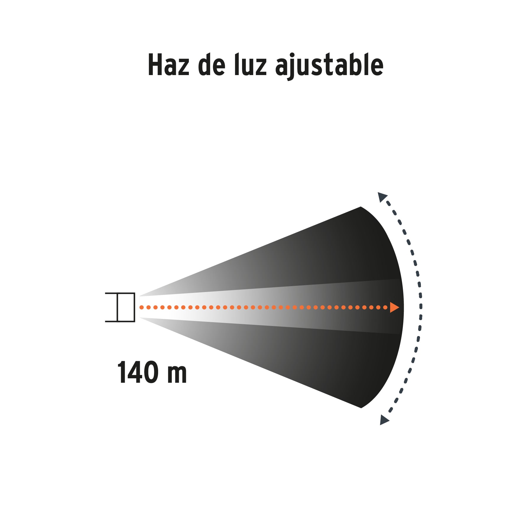 Linterna de minero, 125 lúmenes, 1 LED, recargable - LI-CA-60R / 10617