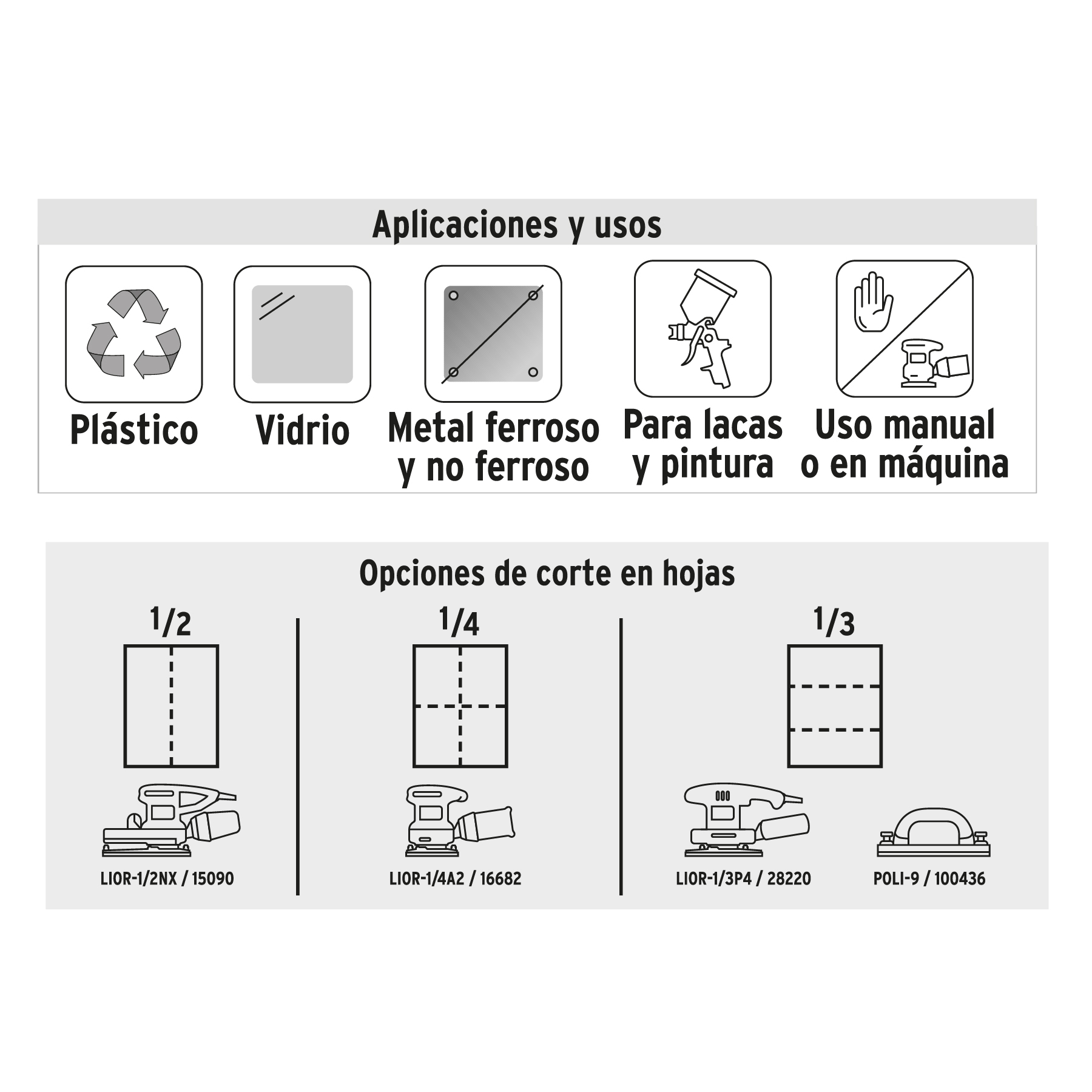 Lija de agua microfina papel impermeable, grano 1000 - LIAG-1000 / 11632