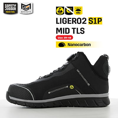 รองเท้าเซฟตี้ Safety Jogger  รุ่น LIGERO รองเท้านิรภัย รองเท้าหัวเหล็ก รองเท้าหุ้มส้น รองเท้ากันลื่น