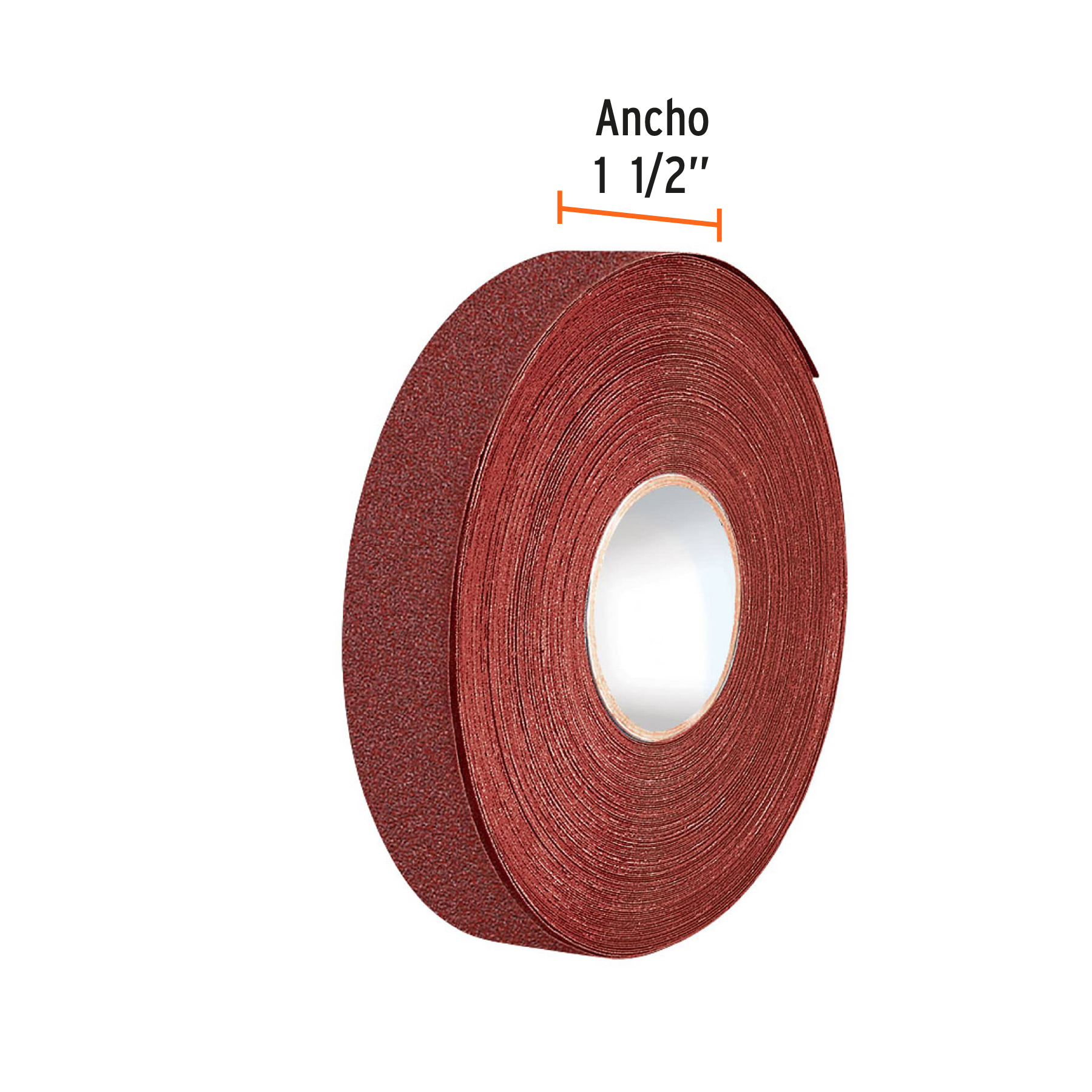 Rollo de 45 m de lija para plomero grano 120 ancho 1-1/2' - LIPL-120-1-1/2X45 / 11663