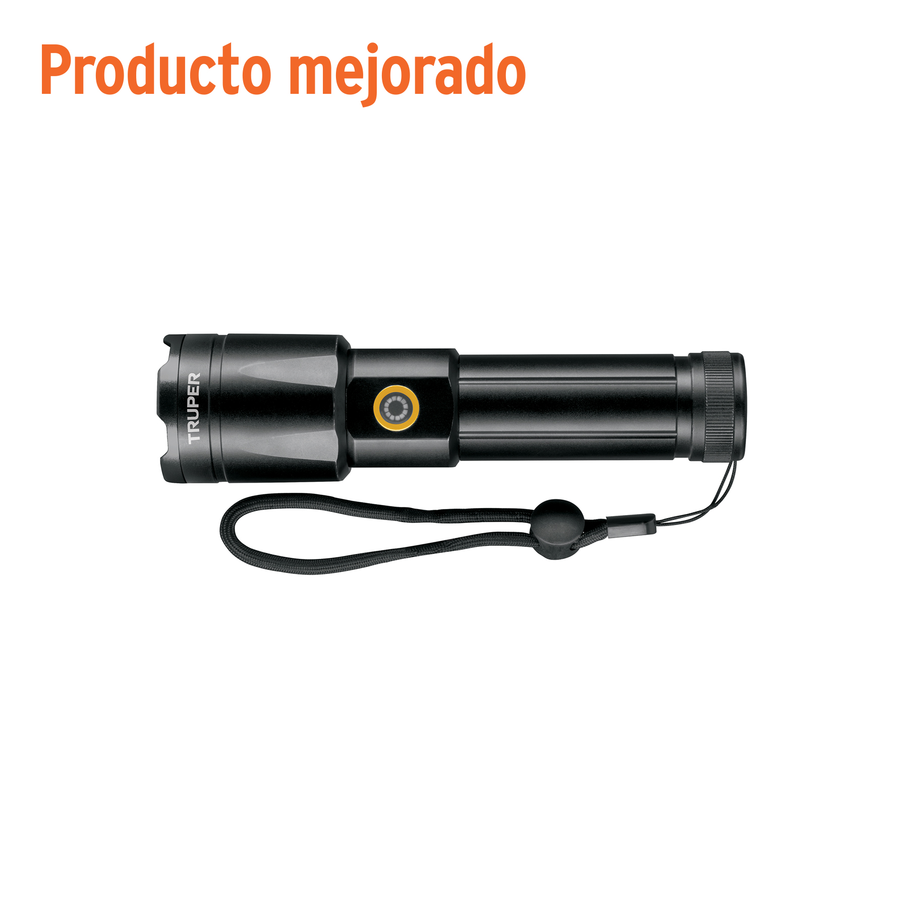 Linterna LED recargable, de aluminio, 1,200 lm, TRUPER - LIRA-1200 / 103100