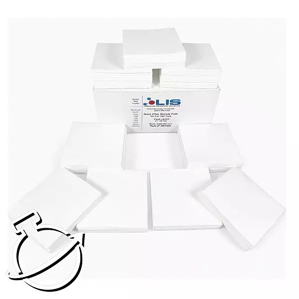 Glass Fiber Sample Pads 4"x4" (10cm) For CEM Microwaves 400 unidades/paquete