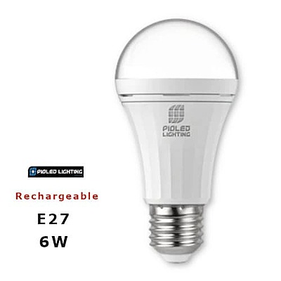 LAMP: 6W Rechargable LED Beacon Bulb E27