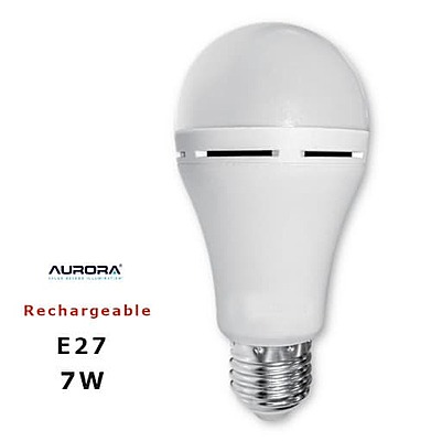 LAMP: LED Rechargeable Load Shedding Emergency Backup Light Bulb E27 7W