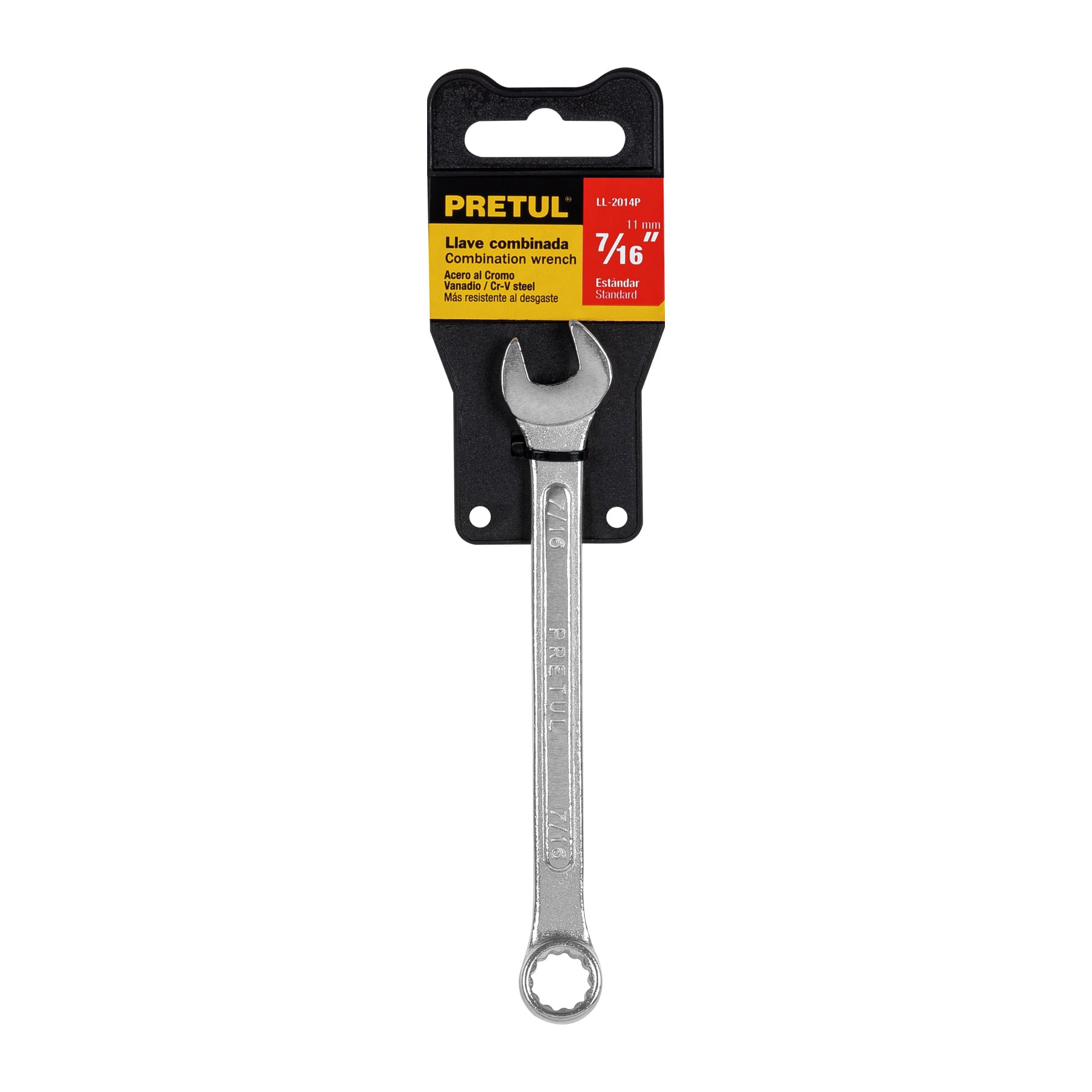 Llave combinada, 7/16' x 130 mm, Pretul - LL-1214P / 21883