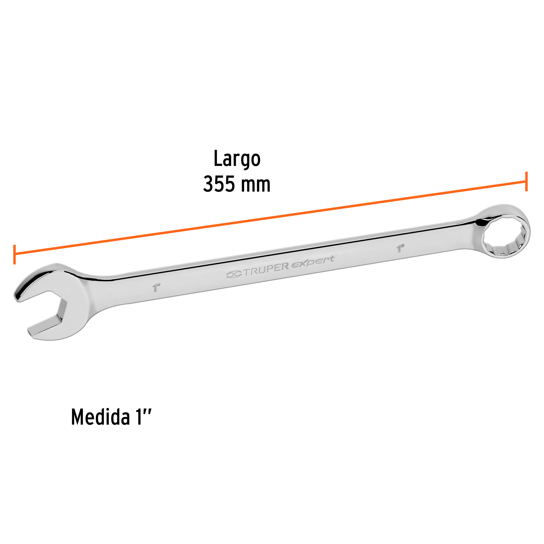 Llave combinada, extralarga, 1' x 355 mm - LL-2032 / 15602