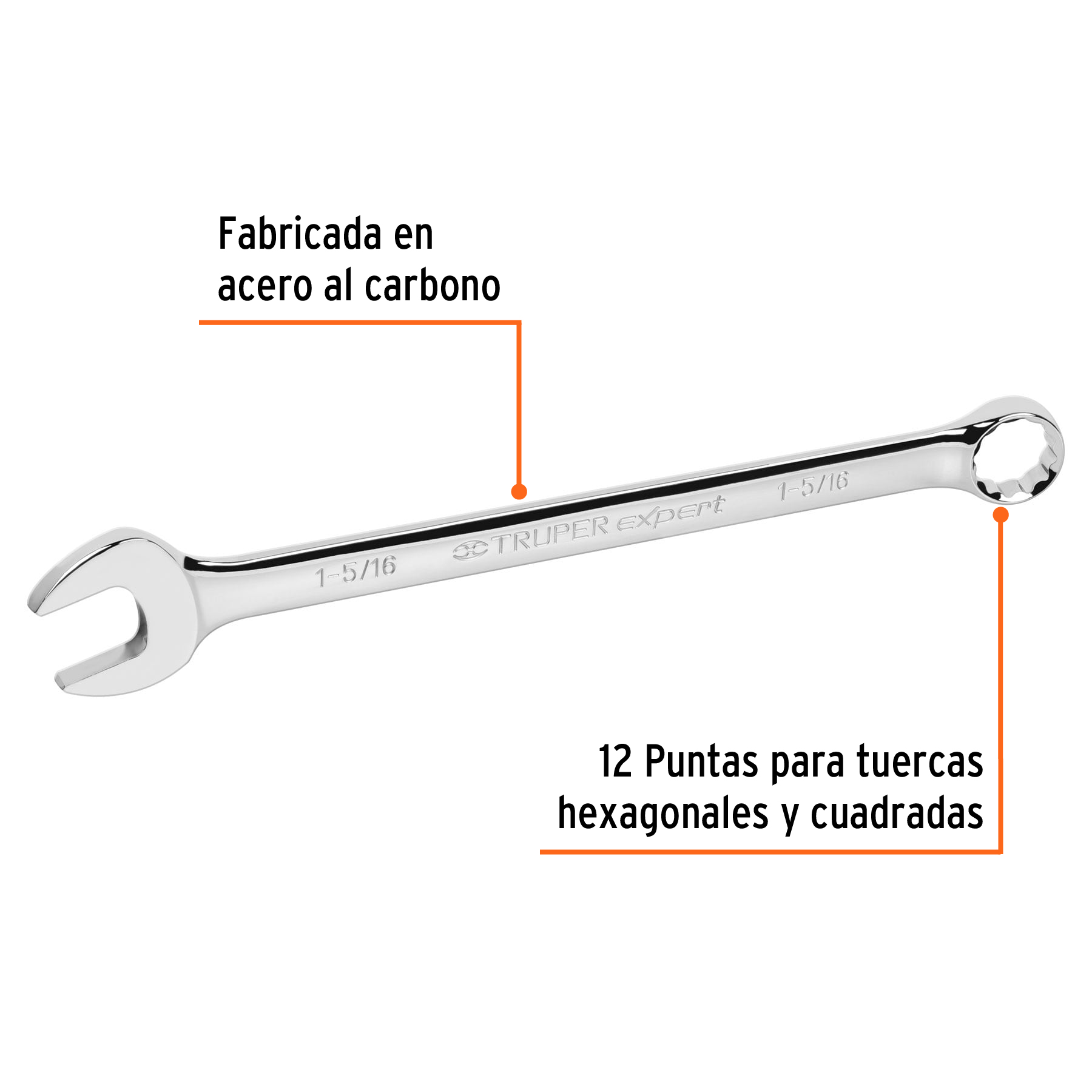 Llave combinada, extralarga, 1-5/16' x 468 mm - LL-2042 / 15606