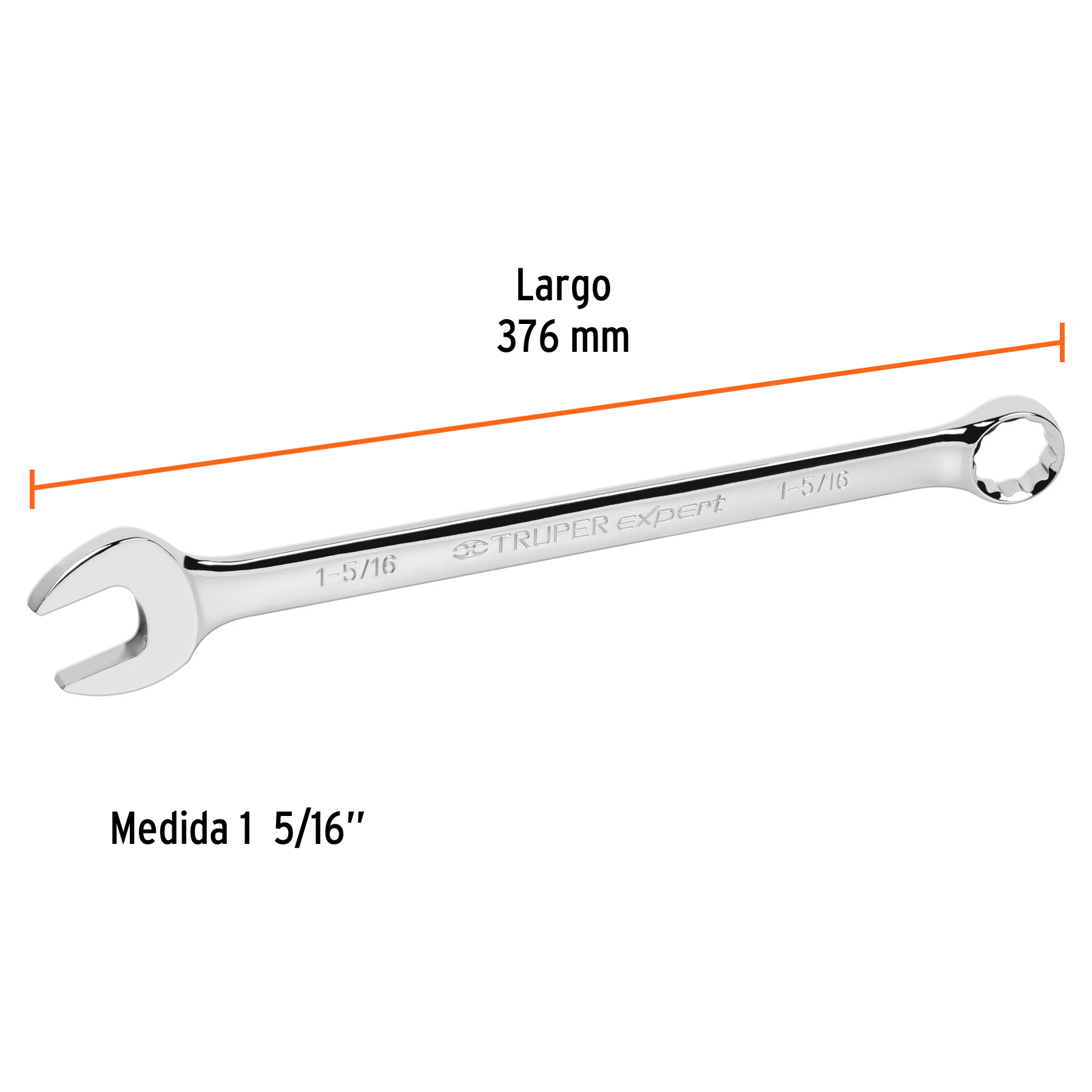 Llave combinada, extralarga, 1-5/16' x 468 mm - LL-2042 / 15606