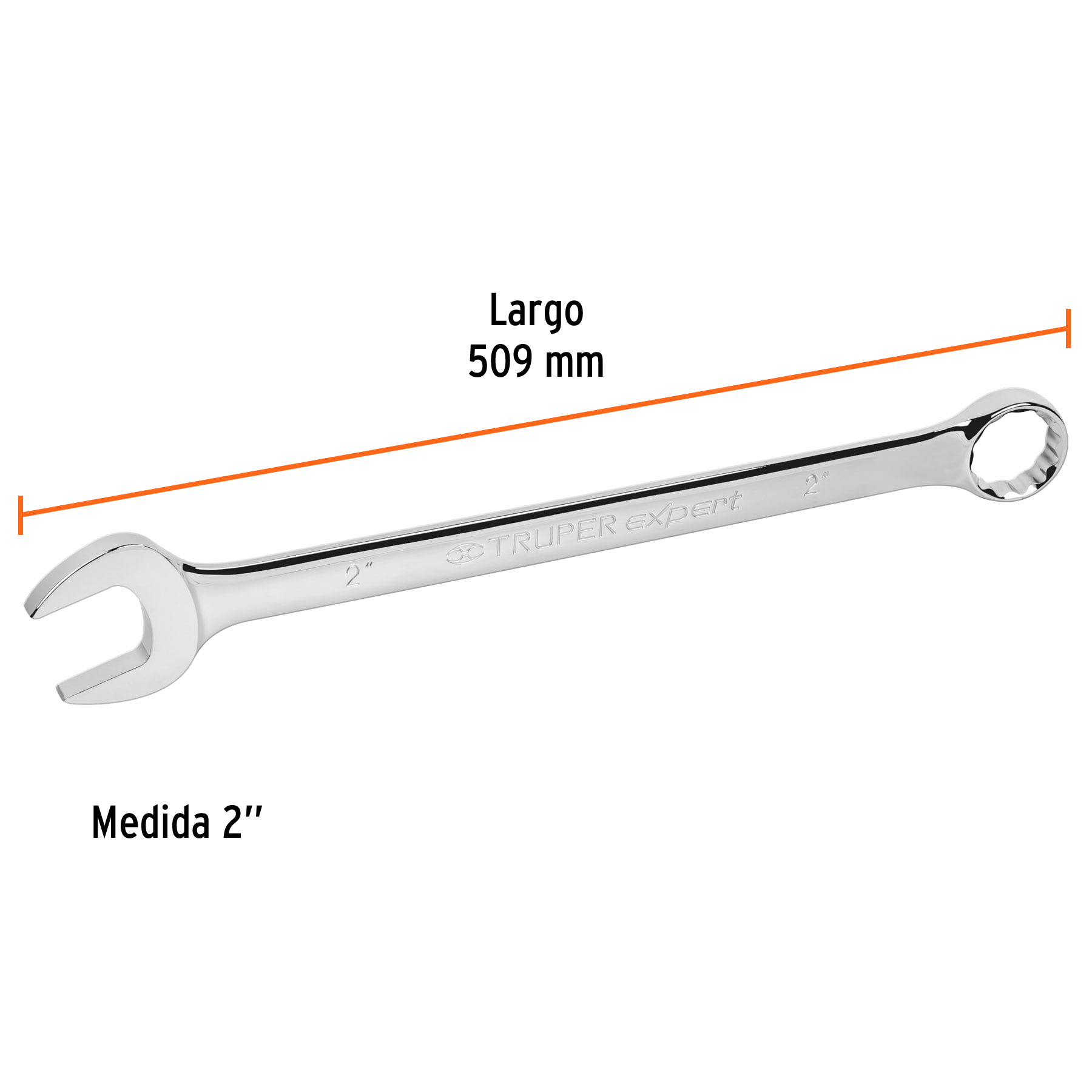 Llave combinada, extralarga, 2' x 648 mm - LL-2064 / 15666