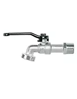 Llave de esfera de zinc 1/2", s/adaptador LL-21PS- 28200