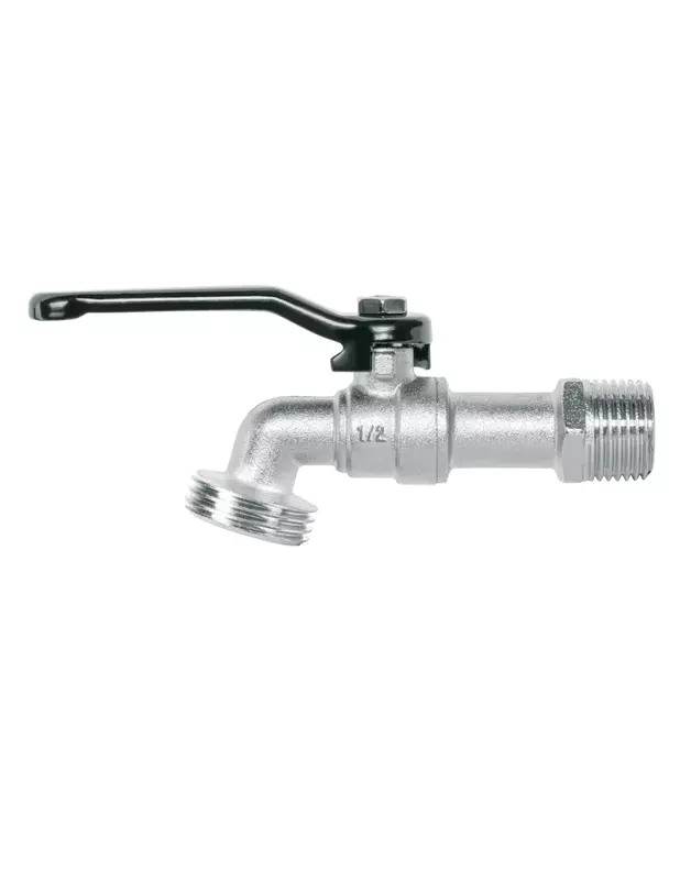 Llave de esfera de zinc 1/2", s/adaptador LL-21PS- 28200