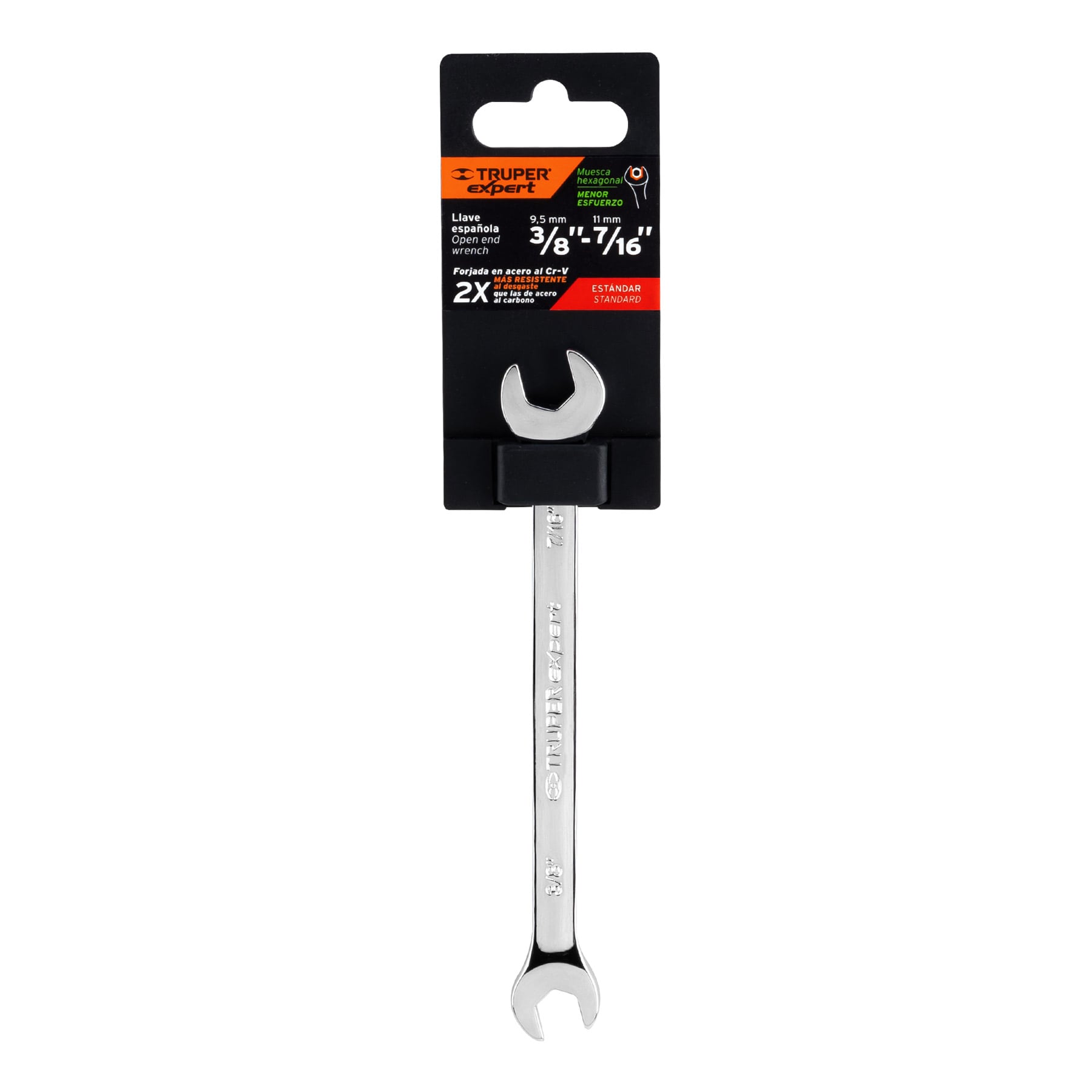 Llave española, 3/8 x 7/16' x 146 mm - LL-3021 / 15684
