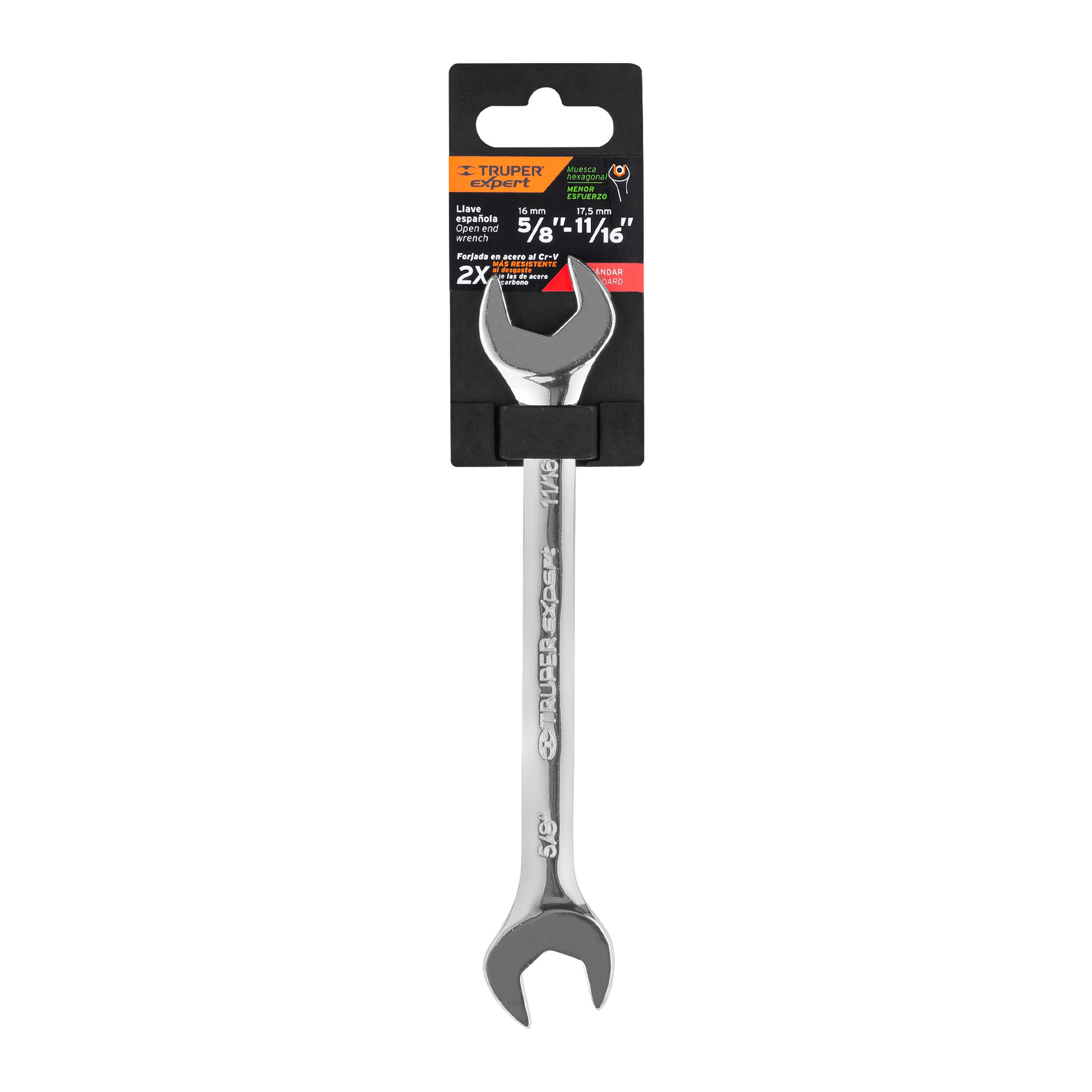 Llave española, 5/8 x 11/16' x 185 mm - LL-3034 / 15694