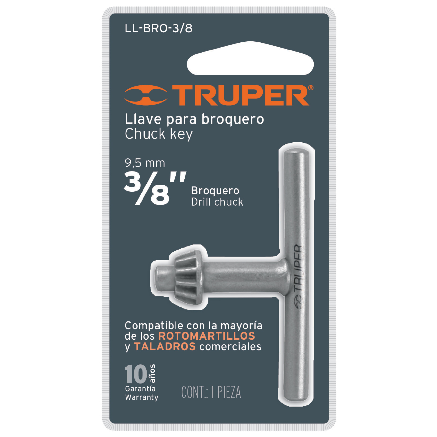 Llave para broquero, 3/8' - LL-BRO-3/8 / 16559