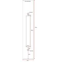 LOCKTON S/Steel SCAR PLATE (RECTANGLE 377 x 70mm) LOCKTON S/Steel SCAR PLATE (RECTANGLE 377 x 70mm)