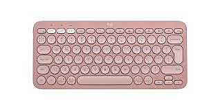 LOGITECH K380S Multi-Device Bluetooth Keyboard Tonal Rose