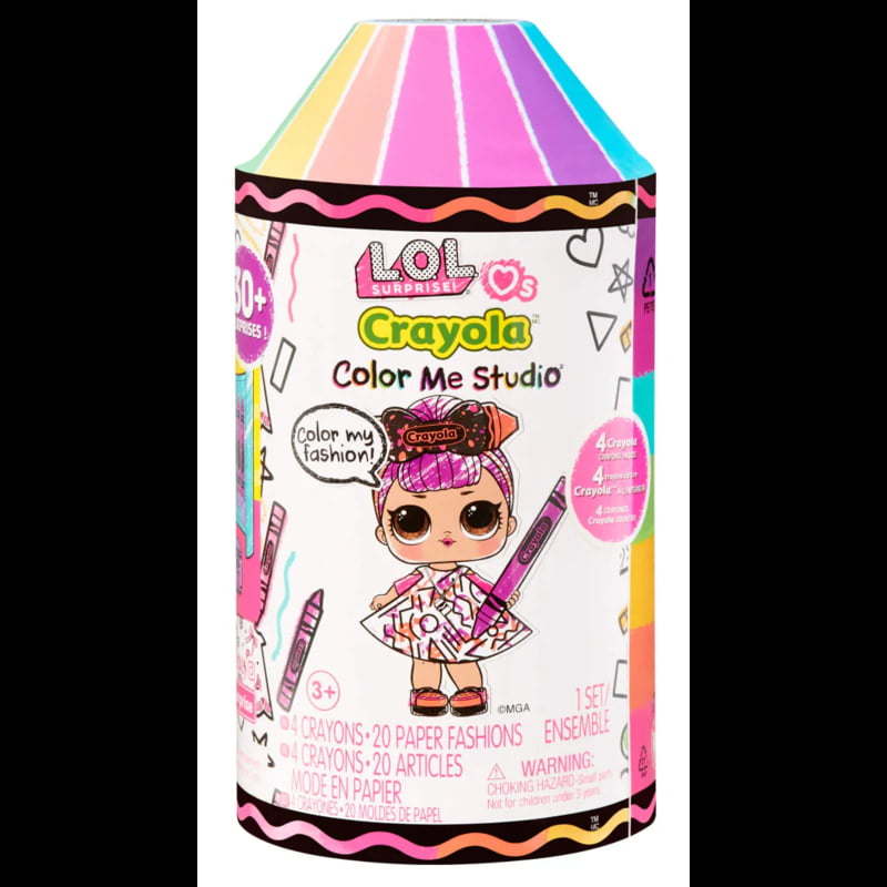 LOL Surprise Loves CRAYOLA Color Me Studio with Collectible Doll