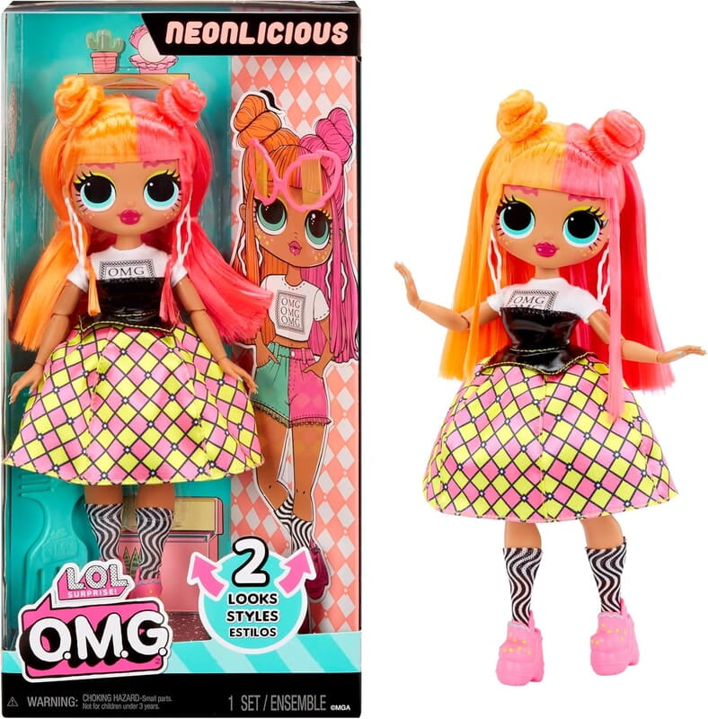 LOL Surprise OMG Neonlicious Fashion Doll with Multiple Surprises