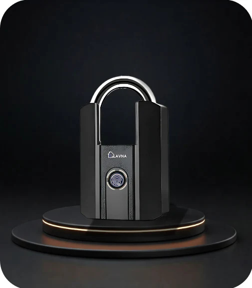 LAVNA LS45 Smart Outdoor Padlock Fingerprint- IP67 Waterproof | Heavy-Duty Metal Lock LAVNA LS45 Smart Outdoor Padlock Fingerprint- IP67 Waterproof | Heavy-Duty Metal Lock