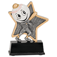Little Pal Resin Trophy-Baseball