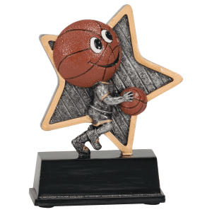 Little Pal Resin Trophy-Basketball