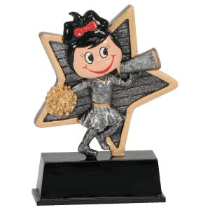 Little Pal Resin Trophy-Cheer