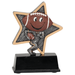 Little Pal Resin Trophy-Football