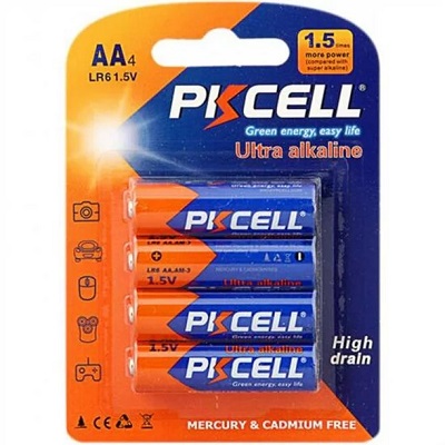 PKCELL Ultra Alkaline AA Battery (Pack of 4) PKCELL Ultra Alkaline AA Battery (Pack of 4)