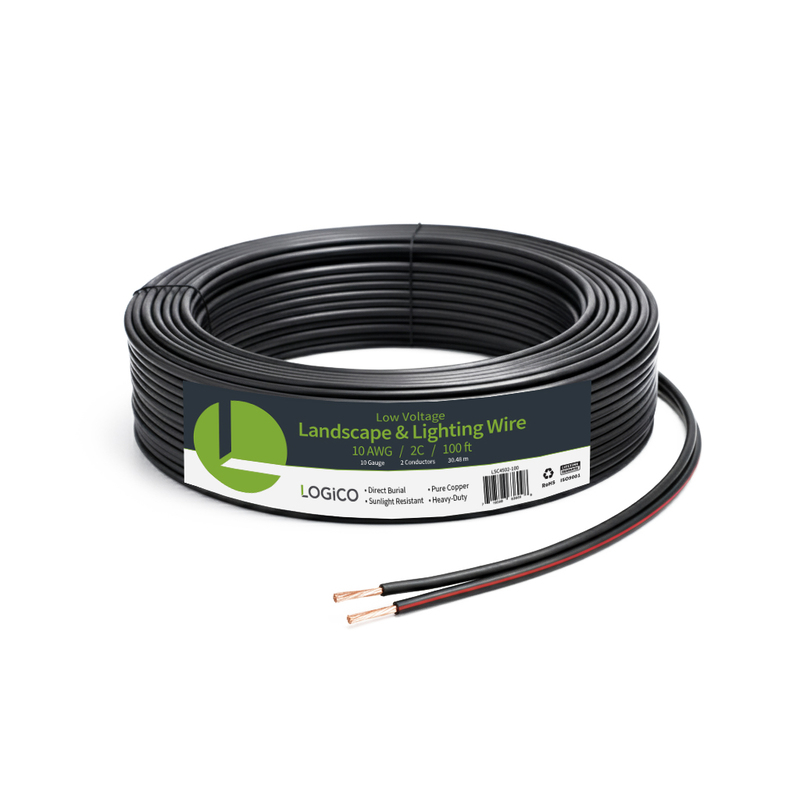 10AWG 2C Stranded BC ULECC Cable 100Ft Landscape Wire 10AWG 2C Stranded BC ULECC Cable 100Ft Landscape Wire