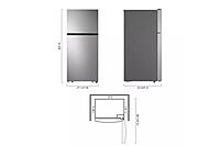 LG® LT18S2100 ENERGY STAR® 18 Cu. Ft. Top-Freezer Refrigerator