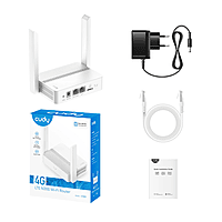 Cudy LT300 4G LTE N300 Wi-Fi Router - White