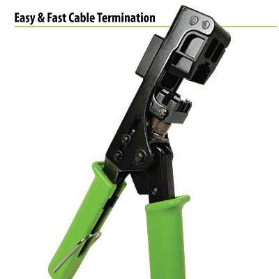 All In One Termination And Wire Cutting Tool For 90 Degree Keystone Jacks