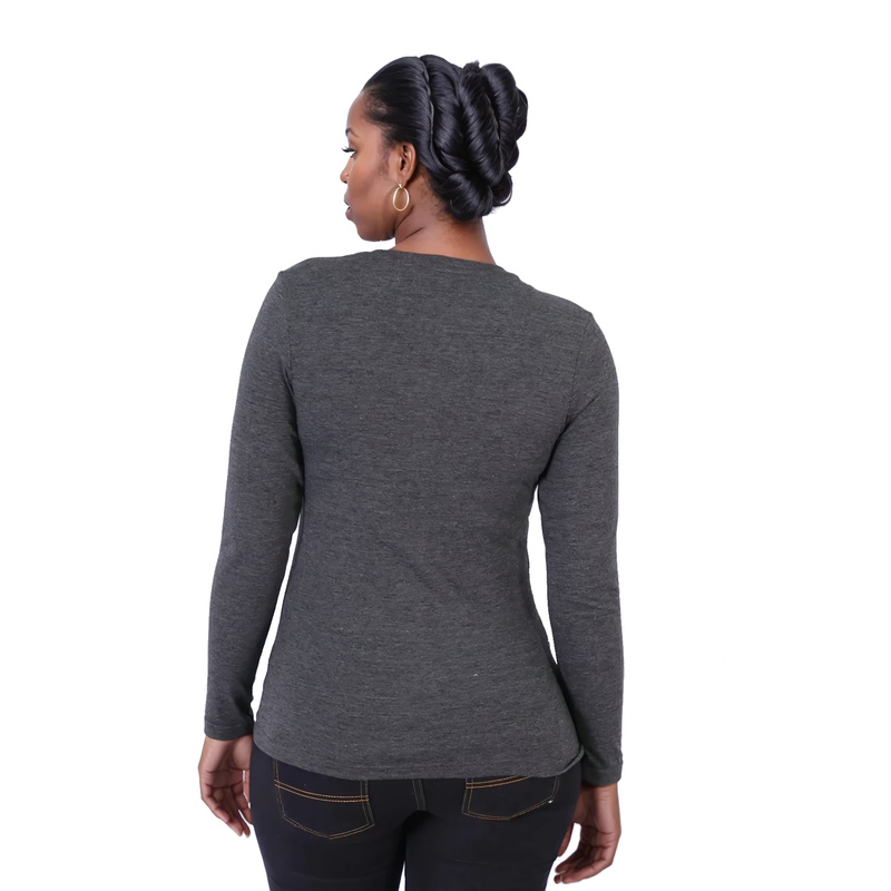 150g Ladies' Fashion Fit T-Shirt Long Sleeve
