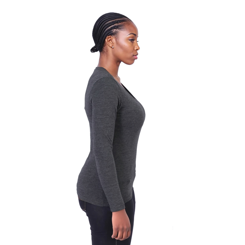 150g Ladies' Fashion Fit T-Shirt Long Sleeve