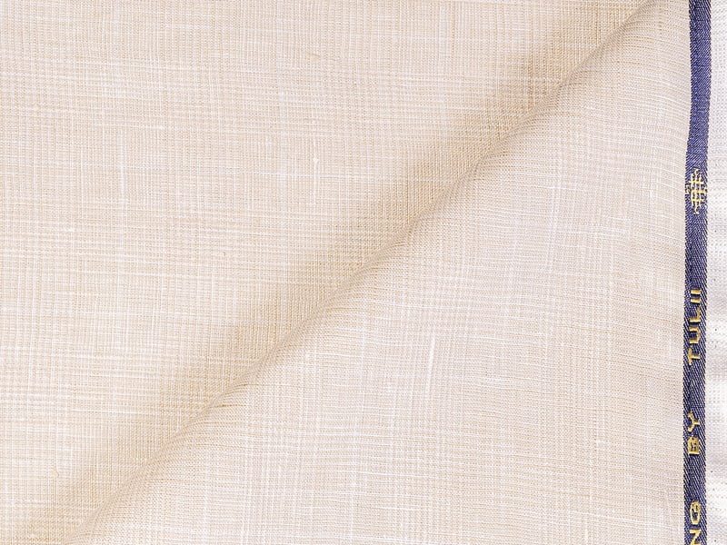 LTL 41 IVORY WITH WHITE CHECK LINEN