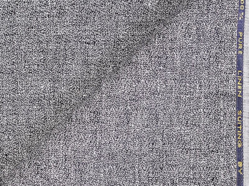 V LTL 47 BLACK & WHITE PATTERN LINEN V LTL 47 BLACK & WHITE PATTERN LINEN