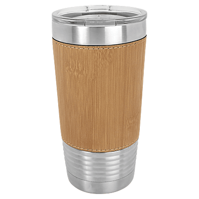 Bamboo Polar Camel 20 oz. Leatherette Grip Tumbler