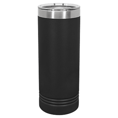 Black 22 oz. Polar Camel Skinny Tumbler with Slider Lid