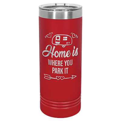 Red 22 oz. Polar Camel Skinny Tumbler with Slider Lid