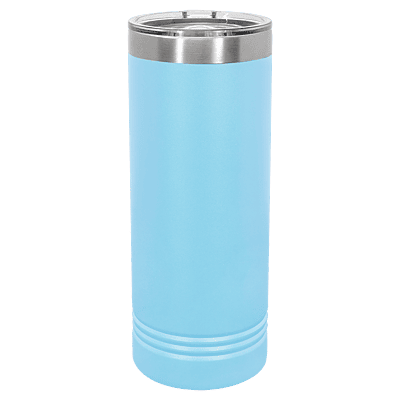 Light Blue 22 oz. Polar Camel Skinny Tumbler with Slider Lid