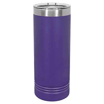 Purple 22 oz. Polar Camel Skinny Tumbler with Slider Lid