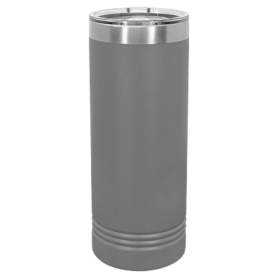 Dark Gray 22 oz. Polar Camel Skinny Tumbler with Slider Lid