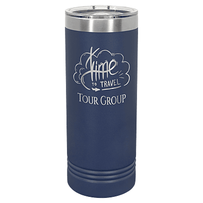 Navy Blue 22 oz. Polar Camel Skinny Tumbler with Slider Lid