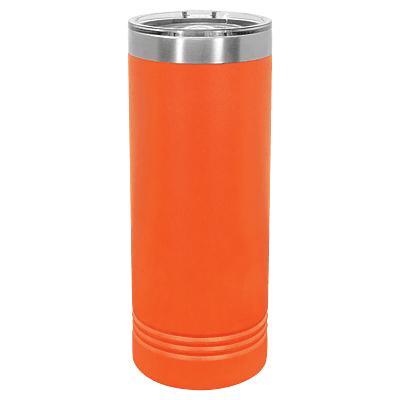 Orange 22 oz. Polar Camel Skinny Tumbler with Slider Lid