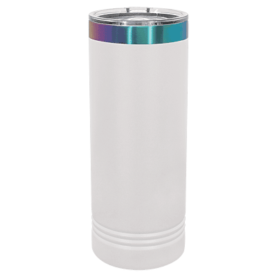Laserable Polar Camel 22 oz. White/Prism Skinny Tumbler