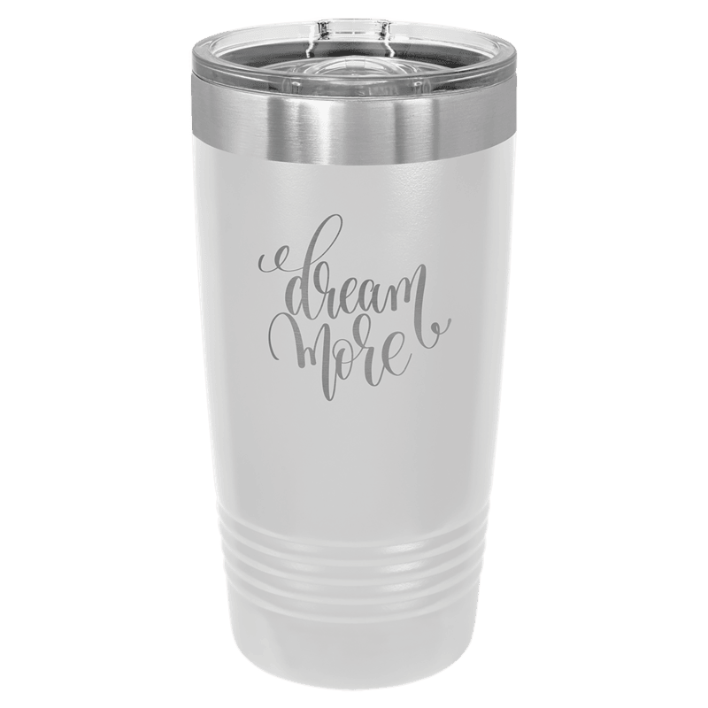 White 20 oz. Polar Camel Ringneck Tumbler with Slider Lid