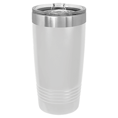 White 20 oz. Polar Camel Ringneck Tumbler with Slider Lid