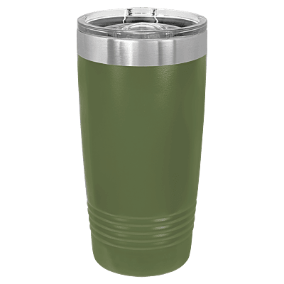Olive Green 20 oz. Polar Camel Ringneck Tumbler with Slider Lid