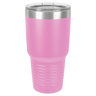 Personalized Polar Camel 30 oz. Light Purple Vacuum Insulated Ringneck Tumbler with Clear Lid