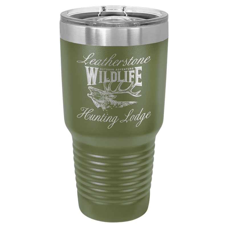 Olive Green 30 oz. Polar Camel Ringneck Tumbler with Slider Lid